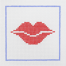 CN - DeElda - Lips - Kids Needlepoint Kit