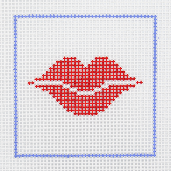 CN - DeElda - Lips - Kids Needlepoint Kit