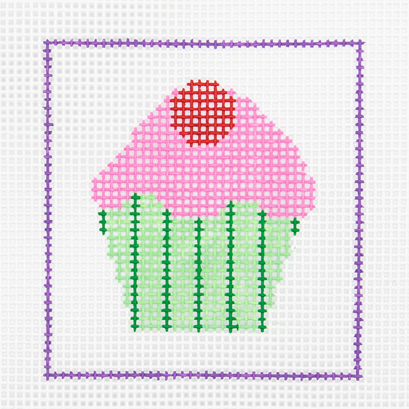 CN - DeElda - Cupcake - Kids Needlepoint Kit