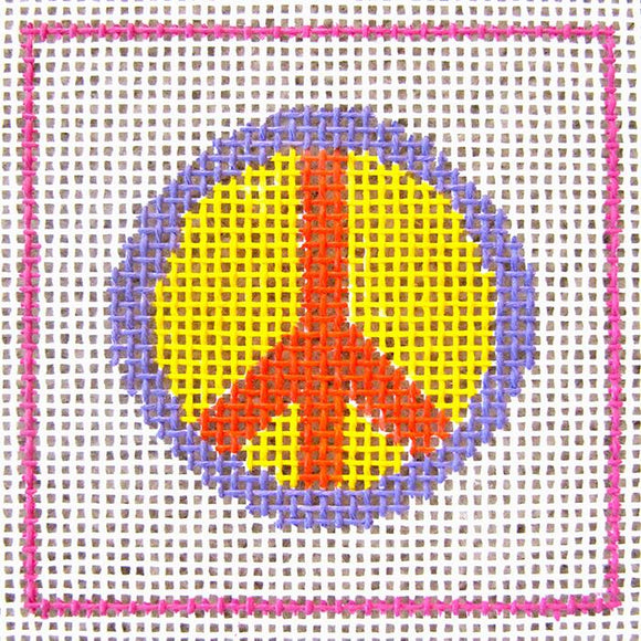 CN - DeElda - Peace Sign - Kids Needlepoint Kit