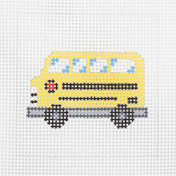 CN - DeElda - School Bus - Kids Needlepoint Kit