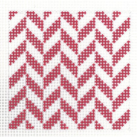 CN - DeElda - Pattern, Red - Kids Needlepoint Kit