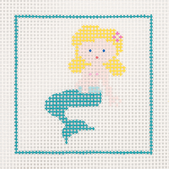 CN - DeElda - Mermaid - Kids Needlepoint Kit