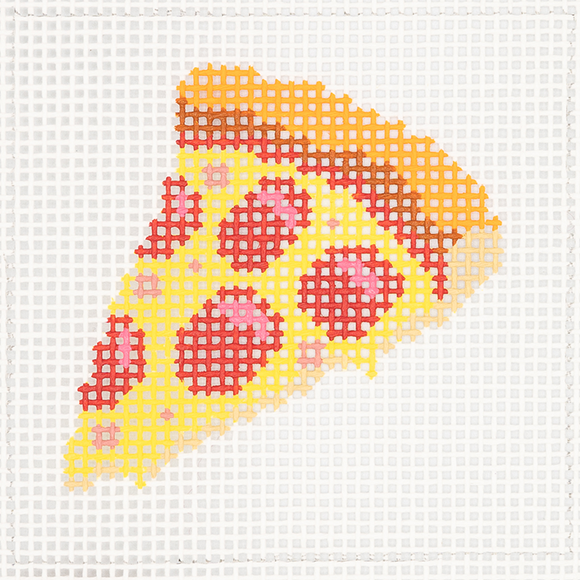 CN - DeElda - Pizza - Kids Needlepoint Kit