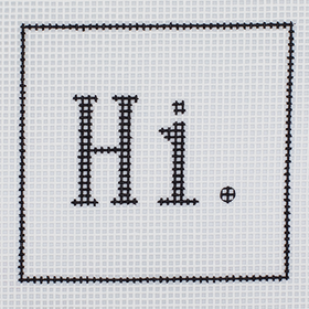 CN - DeElda - Hi. - Kids Needlepoint Kit