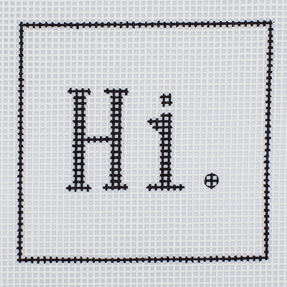 CN - DeElda - Hi. - Kids Needlepoint Kit