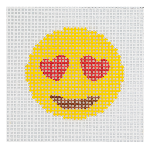 CN - DeElda - Heart Eyes - Kids Needlepoint Kit