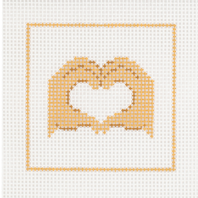 CN - DeElda - Heart Hands - Kids Needlepoint Kit