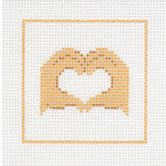 CN - DeElda - Heart Hands - Kids Needlepoint Kit