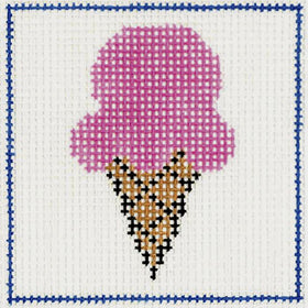 CN - DeElda - Ice Cream - Kids Needlepoint Kit