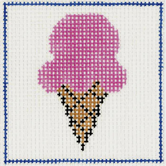 CN - DeElda - Ice Cream - Kids Needlepoint Kit