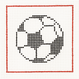 CN - DeElda - Soccer Ball - Kids Needlepoint Kit