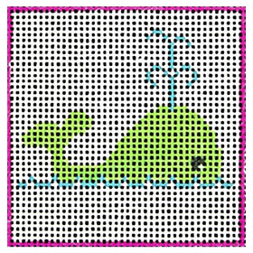 CN - DeElda - Whale - Kids Needlepoint Kit