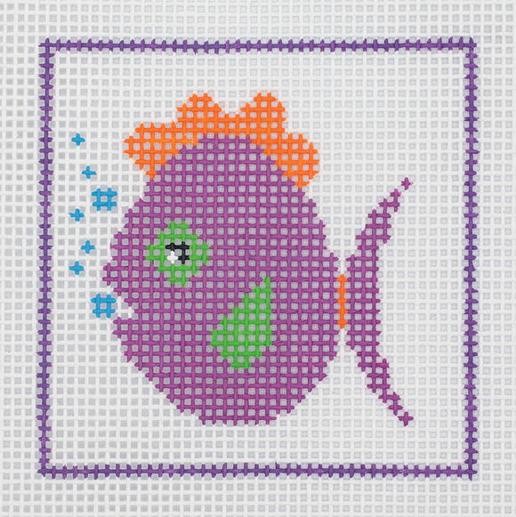 CN - DeElda - Fish - Kids Needlepoint Kit