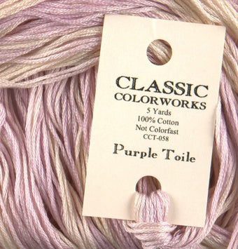 CLCW - Floss - 058 - Purple Toile