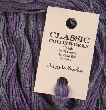 CLCW - Floss - 092 - Argyle Socks