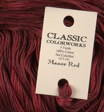 CLCW - Floss - 101 - Manor Red