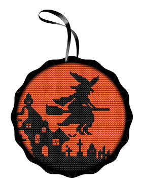 CN - Creative Needle Arts - Witch Spooky Ornament