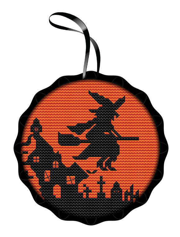 CN - Creative Needle Arts - Witch Spooky Ornament