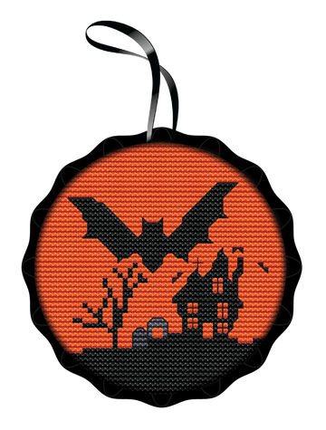 CN - Creative Needle Arts - Bat Spooky Ornament