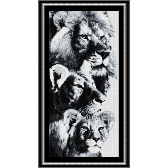 CN - Creative Needle Arts - CNA-0084 - Lion Kingdom Kit - Cross Stitch Kit