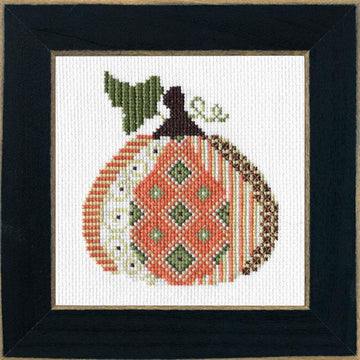 CN - Creative Needle Arts - CNA-0087 - Patterned Pumpkin 2 - Cross Stitch Kit