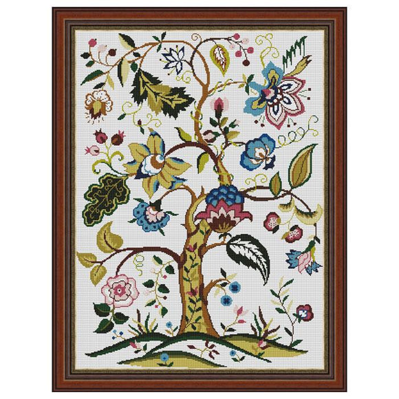 CN - Creative Needle Arts - CNA-0090 - Jacobean Tree - Cross Stitch Kit