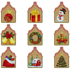 CN - Creative Needle Arts - 9 Christmas Ornaments Kit