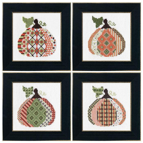 CN - Creative Needle Arts - 4 Patterned Pumpkins