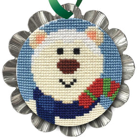 CN - Creative Needle Arts - CNA-0111 - Jolly Polar Bear Tin Kit - Cross Stitch Kit