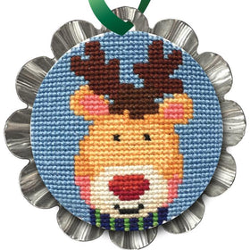 CN - Creative Needle Arts - CNA-0112 - Jolly Reindeer Tin Kit - Cross Stitch Kit