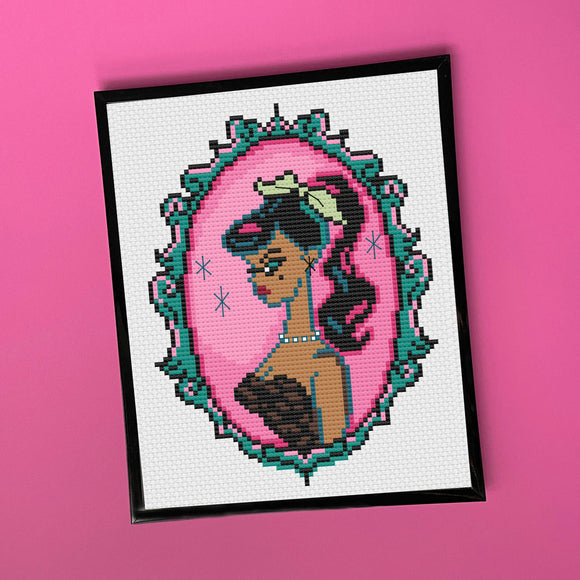 SPCL - Fluff - Cameo Doll: Blonde - Cross Stitch Kit