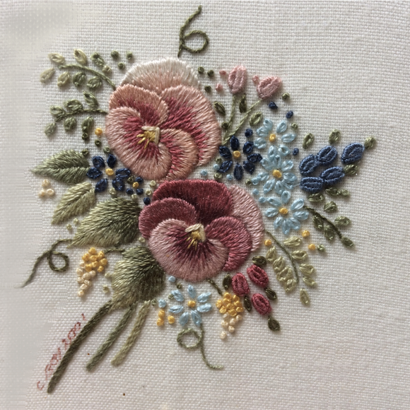 RWED - DMP1 - Pansy Spray #1