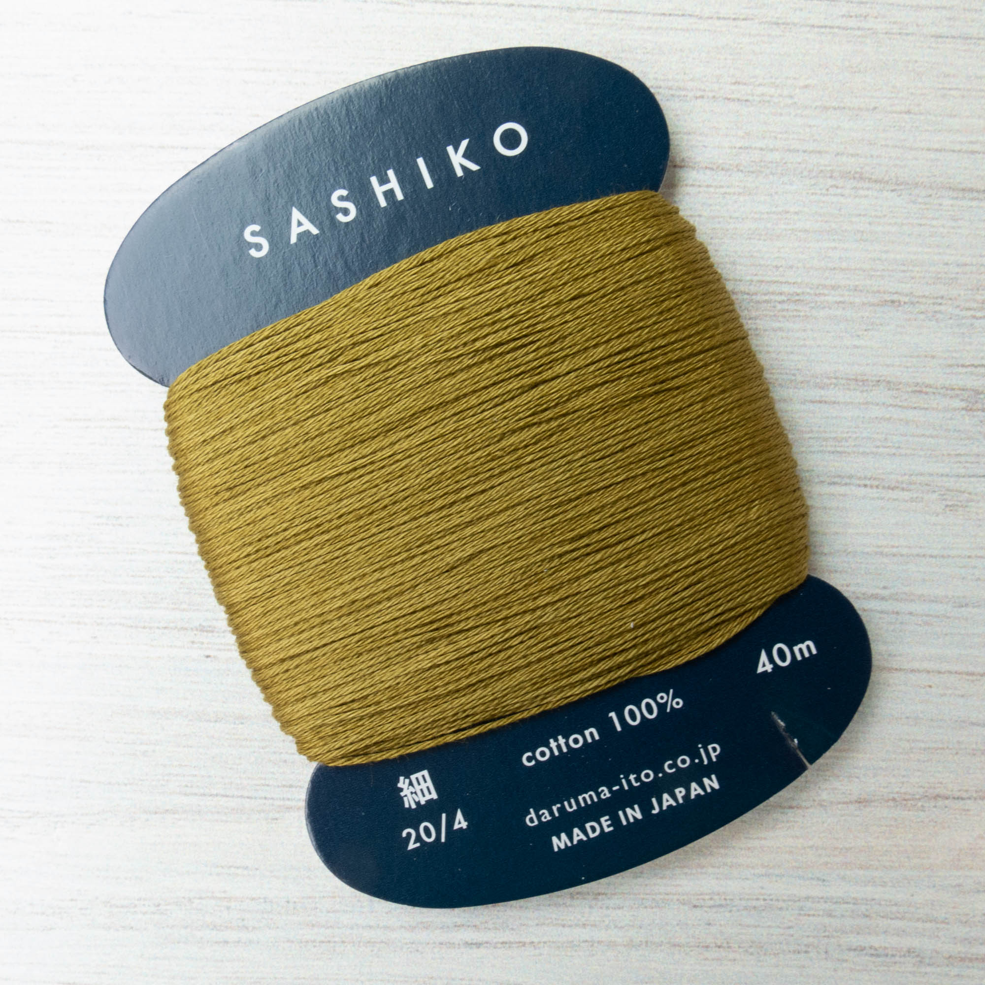 ORIM - Daruma - Sashiko Cotton Thread 20/4 - 0228 - Uguiso