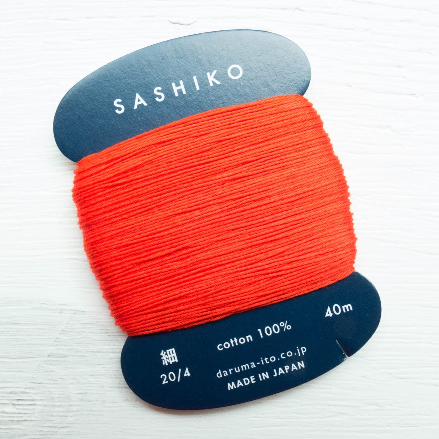 ORIM - Daruma - Sashiko Cotton Thread 20/4 - 0212 - Bright Red