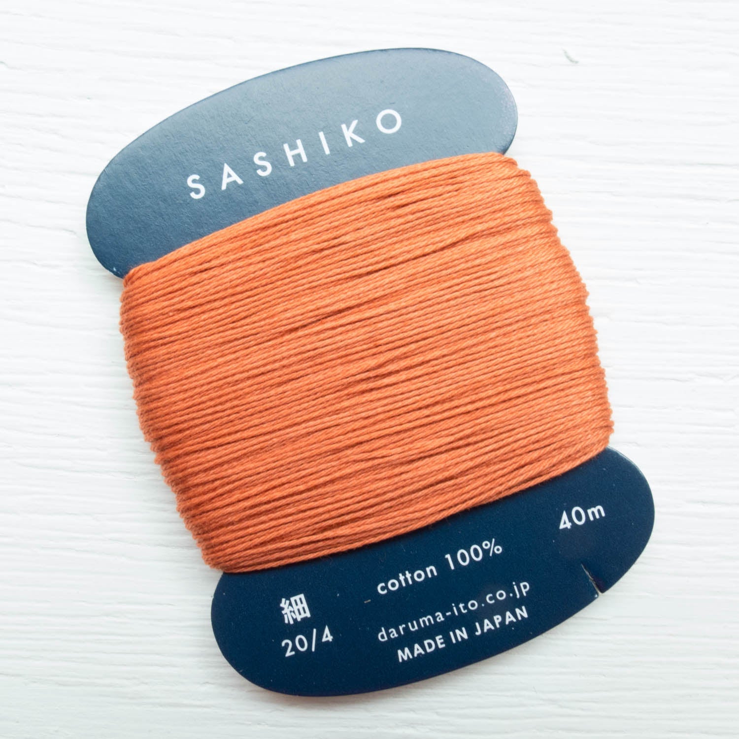 ORIM - Daruma - Sashiko Cotton Thread 20/4 - 0214 - Carrot