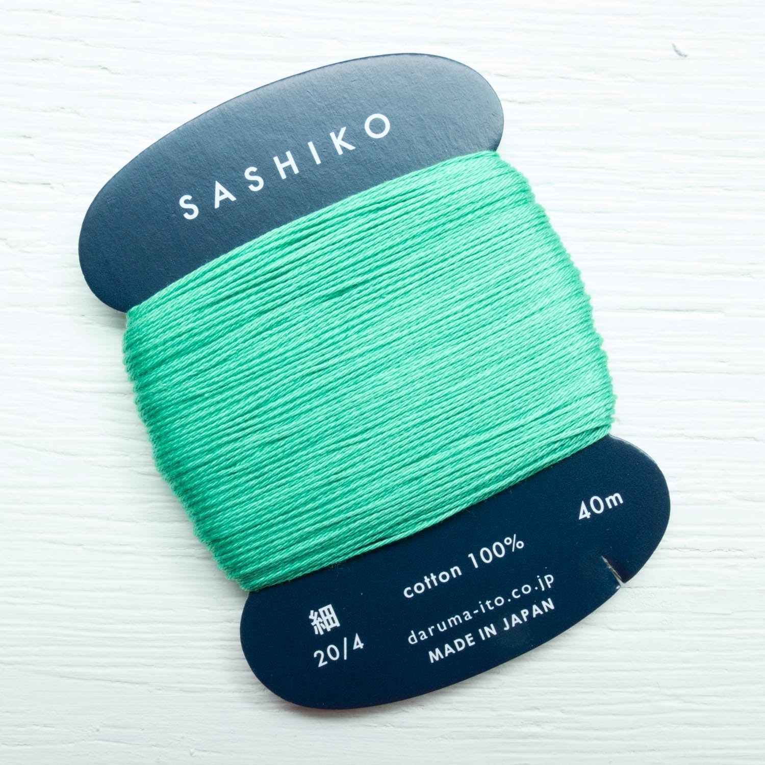 ORIM - Daruma - Sashiko Cotton Thread 20/6 - 0207 - Emerald