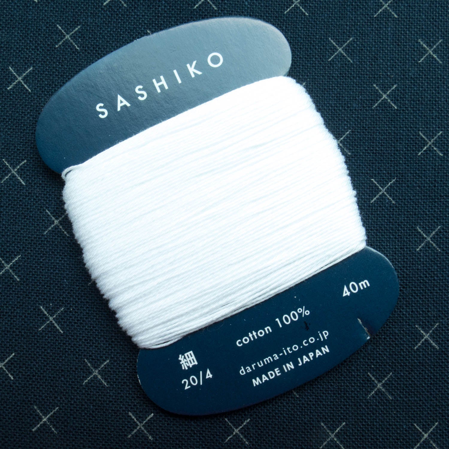 ORIM - Daruma - Sashiko Cotton Thread 20/4 - 0201 - White