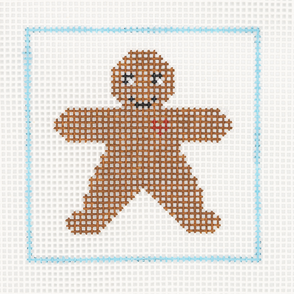 CN - DeElda - Gingerbread Man - Kids Needlepoint Kit