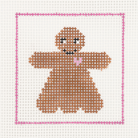 CN - DeElda - Gingerbread Lady - Kids Needlepoint Kit