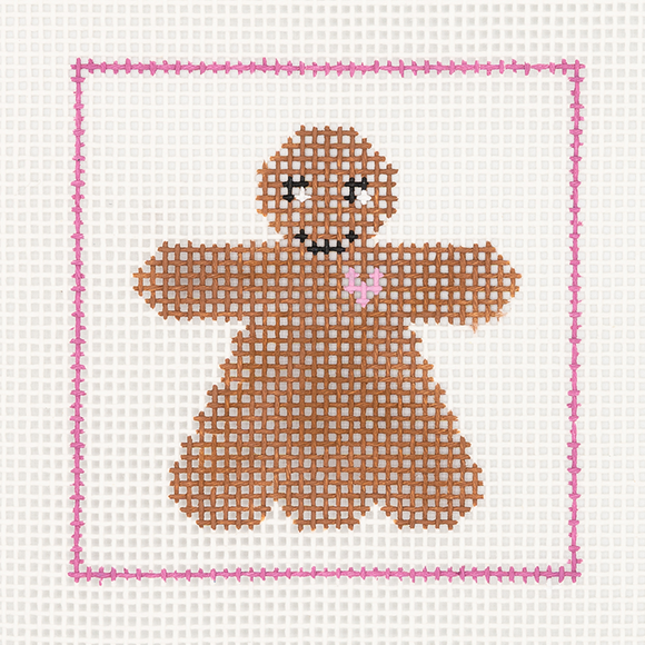 CN - DeElda - Gingerbread Lady - Kids Needlepoint Kit