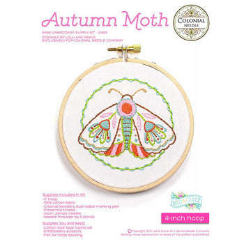 CN - Lolli and Grace - Autumn Moth - Embroidery Kit