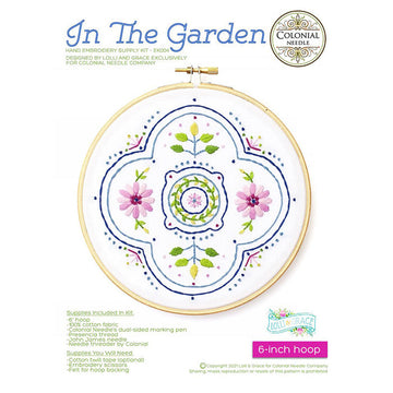 CN - Lolli and Grace - In the Garden - Embroidery Kit
