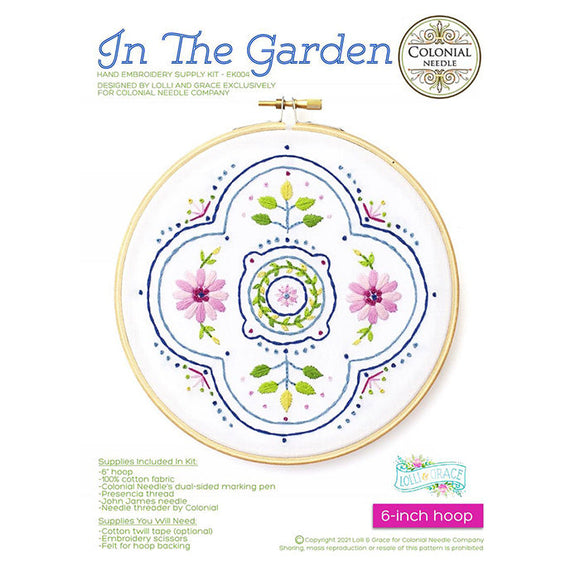 CN - Lolli and Grace - In the Garden - Embroidery Kit