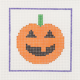 CN - DeElda - Pumpkin - Kids Needlepoint Kit