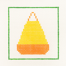 CN - DeElda - Candy Corn - Kids Needlepoint Kit