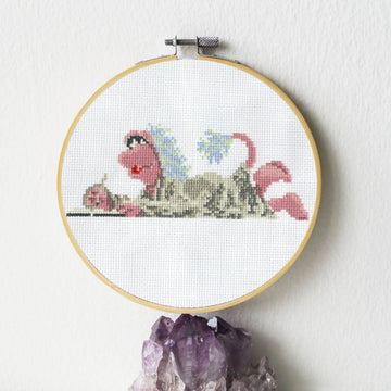 SPCL - Fraggle Rock - Mokey Fraggle Counted Cross Stitch Kit - 0