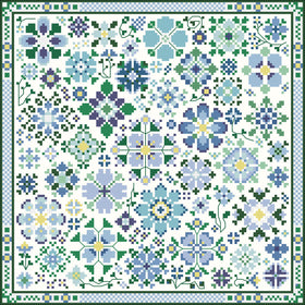 CRMN - Flower a Day Collection - Blue
