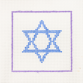CN - DeElda - Star of David - Kids Needlepoint Kit