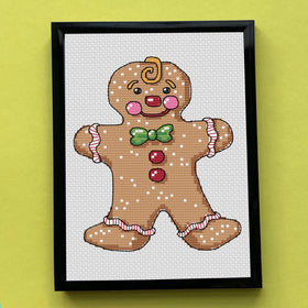 SPCL - Mary Engelbreit - Gingerbread Man - Cross Stitch Kit